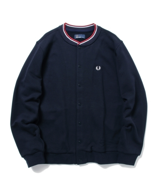 FRED PERRY（フレッドペリー）の「FRED PERRY×BEAMS / 別注 裏毛クルーカーディガン（カーディガン/ボレロ・メンズ・ネイビー/グレー・SMALL/MEDIUM/X-SMALL）」の16枚目の写真