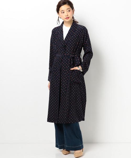 Another Edition（アナザーエディション）の「プリントガウン/AEBC　PRT GOWN◆（カーディガン/ボレロ・レディース・ブラウン/ネイビー・FREE）」の12枚目の写真