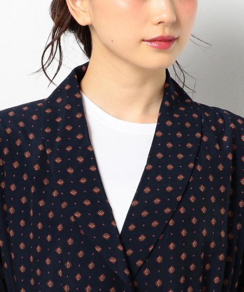 Another Edition（アナザーエディション）の「プリントガウン/AEBC　PRT GOWN◆（カーディガン/ボレロ・レディース・ブラウン/ネイビー・FREE）」の13枚目の写真