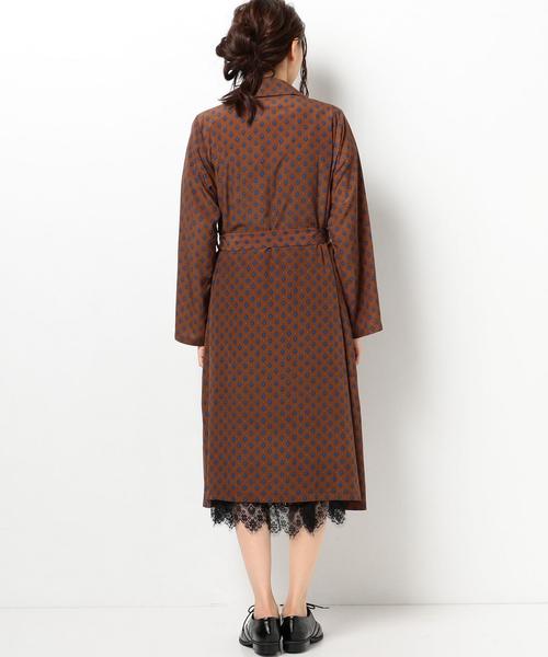 Another Edition（アナザーエディション）の「プリントガウン/AEBC　PRT GOWN◆（カーディガン/ボレロ・レディース・ブラウン/ネイビー・FREE）」の7枚目の写真