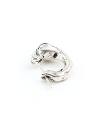 e.m.（イーエム）の「SILVER925ブラックパールフープピアス