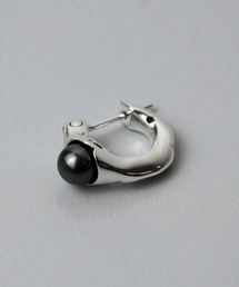 e.m.シルバーパールフープピアス*イーエム片耳用 パールフープピアス（ピアス（片耳用））｜e.m.（イーエム）の