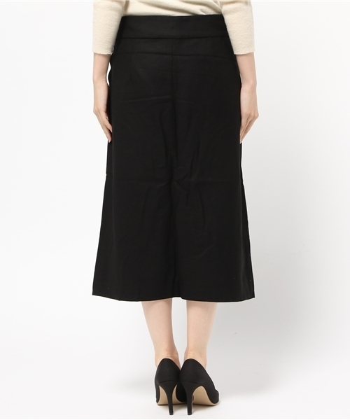 titivate（ティティベイト）の「ﾌﾛﾝﾄｽﾘｯﾄ台形ｽｶｰﾄ（スカート・レディース・ブラック/キャメル/ワイン/ネイビー・S/M/L）」の7枚目の写真