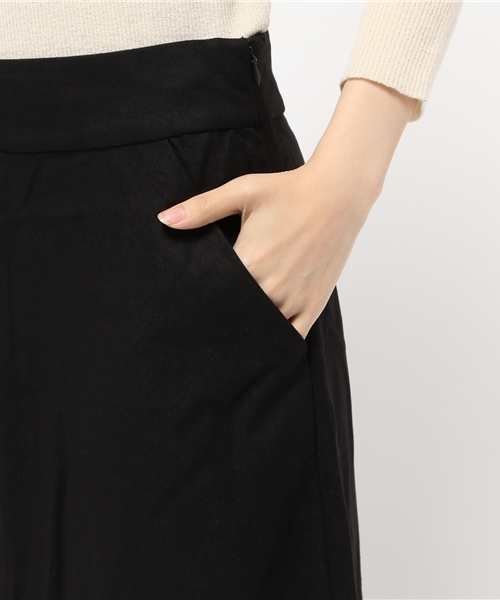 titivate（ティティベイト）の「ﾌﾛﾝﾄｽﾘｯﾄ台形ｽｶｰﾄ（スカート・レディース・ブラック/キャメル/ワイン/ネイビー・S/M/L）」の16枚目の写真