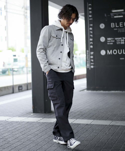 Denime（ドゥニーム）の「メルトンG-ジャン（ブルゾン・メンズ・グレー/ダークグリーン/ネイビー・SMALL/LARGE/X-LARGE/MEDIUM）」の21枚目の写真