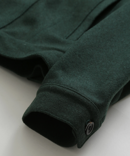 Denime（ドゥニーム）の「メルトンG-ジャン（ブルゾン・メンズ・グレー/ダークグリーン/ネイビー・SMALL/LARGE/X-LARGE/MEDIUM）」の8枚目の写真