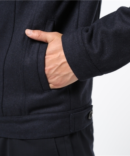 Denime（ドゥニーム）の「メルトンG-ジャン（ブルゾン・メンズ・グレー/ダークグリーン/ネイビー・SMALL/LARGE/X-LARGE/MEDIUM）」の14枚目の写真