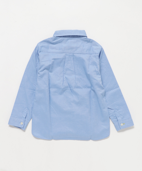 GLOBAL WORK（グローバルワーク）の「【キッズ】オックスフォードシャツ/736596（シャツ/ブラウス・キッズ・ホワイト/ライトブルー・LARGE/X-LARGE/SMALL/MEDIUM/XX-LARGE）」の3枚目の写真