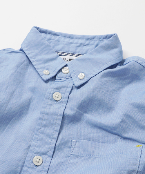 GLOBAL WORK（グローバルワーク）の「【キッズ】オックスフォードシャツ/736596（シャツ/ブラウス・キッズ・ホワイト/ライトブルー・LARGE/X-LARGE/SMALL/MEDIUM/XX-LARGE）」の4枚目の写真