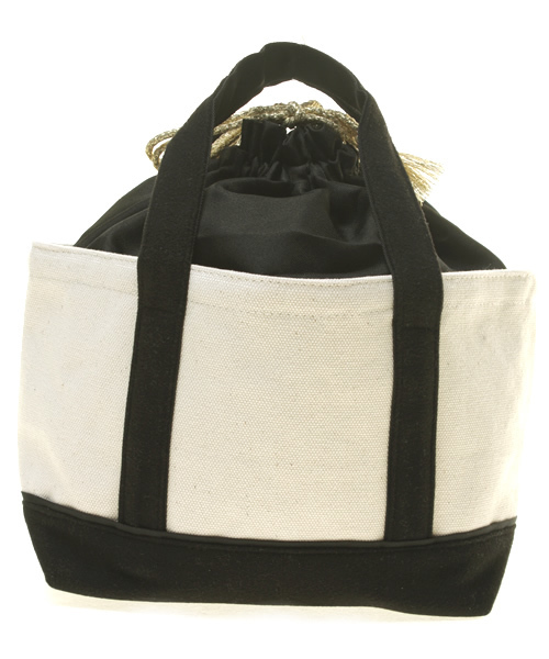 Another Edition（アナザーエディション）の「AE SMALLキャンバスTOTE（トートバッグ・レディース・ブラック/ライトピンク/ネイビー・フリー）」の5枚目の写真