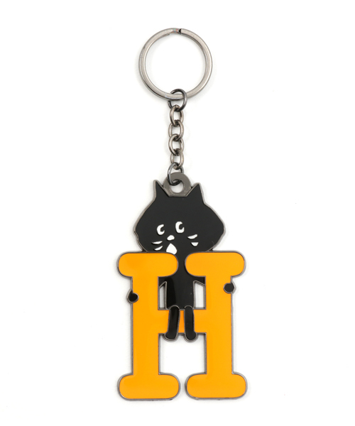 にゃー（ニャー）の「(L)にゃーアルファベットキーホルダー