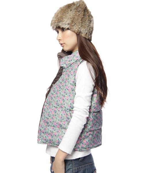 CIAOPANIC(チャオパニック)の「RVダウンベスト(ダウンベスト・レディース・ブルー/ネイビー・FREE)」の8枚目の写真