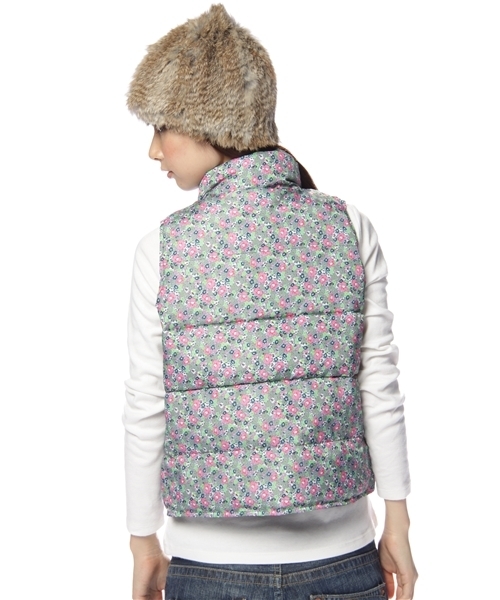 CIAOPANIC(チャオパニック)の「RVダウンベスト(ダウンベスト・レディース・ブルー/ネイビー・FREE)」の3枚目の写真