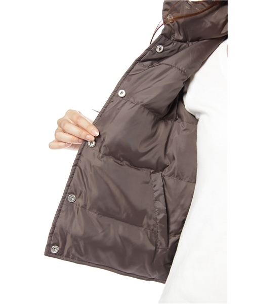 CIAOPANIC(チャオパニック)の「RVダウンベスト(ダウンベスト・レディース・ブルー/ネイビー・FREE)」の6枚目の写真