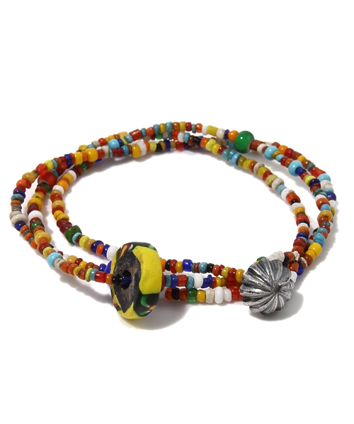 SHIPS（シップス）の「NORTH WORKS: オールドビーズ ブレス/ネックレス（ブレスレット・メンズ・レッド系その他/ブルー系その他/ブルー/ホワイト/その他・ONE SIZE）」の7枚目の写真