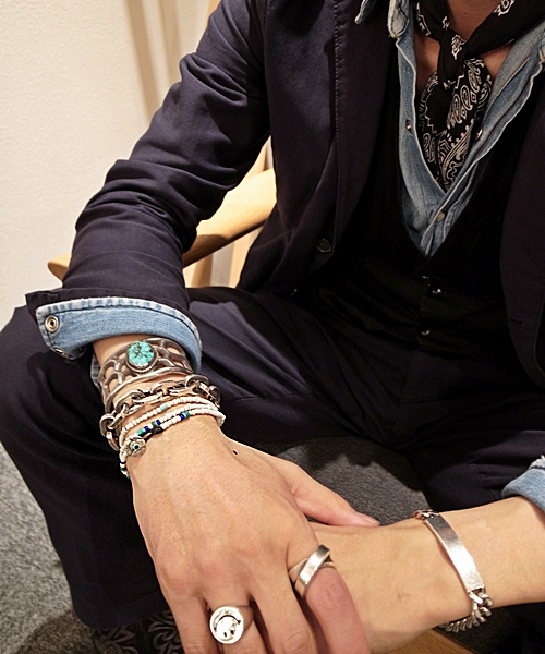 SHIPS（シップス）の「NORTH WORKS: オールドビーズ ブレス/ネックレス（ブレスレット・メンズ・レッド系その他/ブルー系その他/ブルー/ホワイト/その他・ONE SIZE）」の15枚目の写真