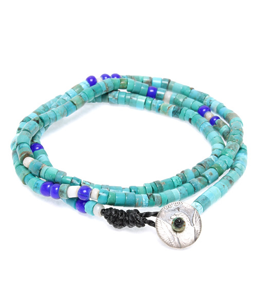 SHIPS（シップス）の「NORTH WORKS: オールドビーズ ブレス/ネックレス（ブレスレット・メンズ・レッド系その他/ブルー系その他/ブルー/ホワイト/その他・ONE SIZE）」の6枚目の写真