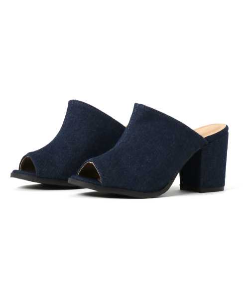 WEGO(ウィゴー)の「WEGO/スエードミュールサンダル(サンダル・レディース・ブラック/オレンジ/イエロー/ピンク/グレー/グリーン/ブラウン/インディゴブルー・MEDIUM/LARGE)」の18枚目の写真