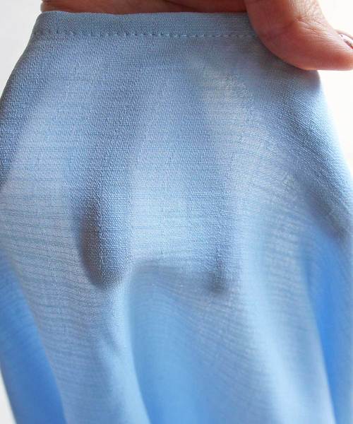 antiqua（アンティカ）の「ギャザータックトップス（シャツ/ブラウス・レディース・ブルー/ホワイト・FREE）」の13枚目の写真