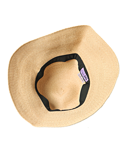 EFFE BEAMS(エッフェビームス)の「Athena New York / "RISAKO" ラフィア リボンハット(ハット・レディース・ブラック/チャコールグレー/クリーム・ONE SIZE)」の7枚目の写真