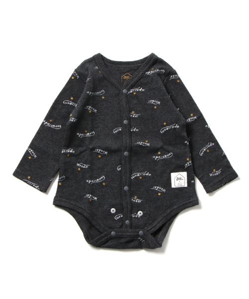 Petitsucre（プチシュクレ）の「スター前開きボディスーツ（ロンパース・キッズ・オフホワイト/グレー系その他・70-80cm/60-70cm）」の8枚目の写真