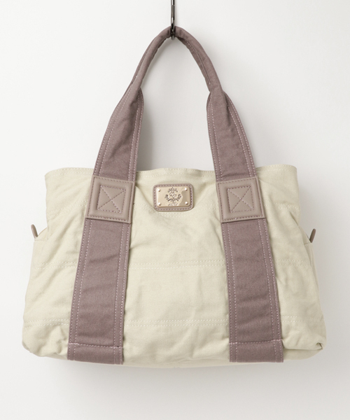 VitaFelice（ヴィータフェリーチェ）の「キルティングトートバッグ（L）（ボストンバッグ・レディース・チャコールグレー/ブラック/ベージュ/ネイビー/カーキ/ブラック×ホワイト/ナチュラル/パープル系その他/ブラック系その他/グレー/ベージュ系その他/チャコール/ライトグレー・FREE）」の9枚目の写真