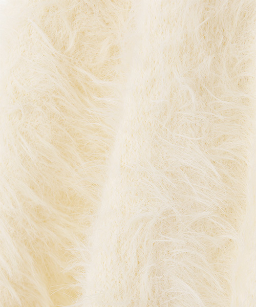 Luz Llena（ラズレナ）の「フェザーニットロングカーディガン（カーディガン/ボレロ・レディース・オフホワイト/グレー/スモークピンク・MEDIUM）」の19枚目の写真