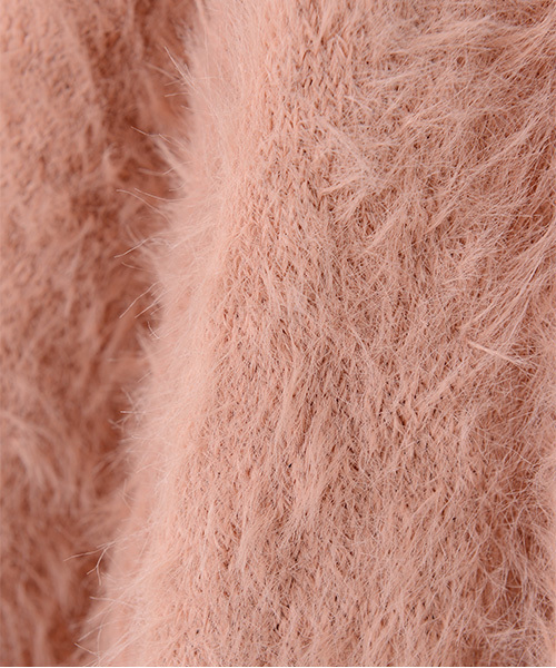 Luz Llena（ラズレナ）の「フェザーニットロングカーディガン（カーディガン/ボレロ・レディース・オフホワイト/グレー/スモークピンク・MEDIUM）」の13枚目の写真