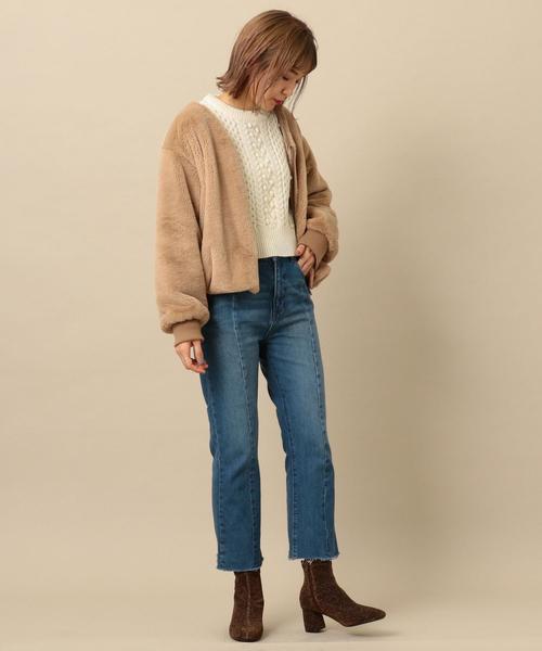 Another Edition（アナザーエディション）の「フェイクボアZIP BZ（ブルゾン・レディース・ベージュ・FREE）」の13枚目の写真