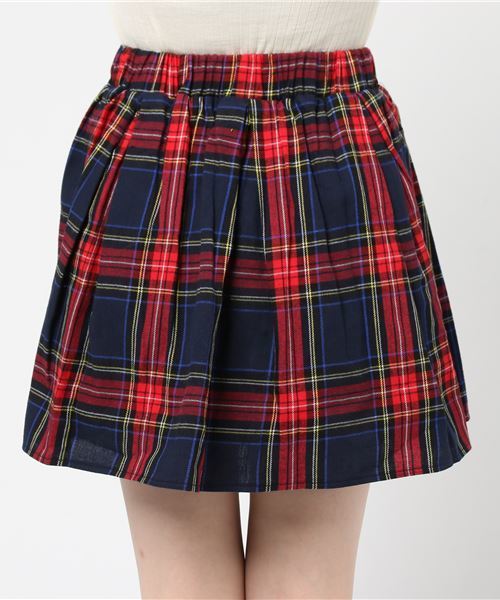 PUNYUS（プニュズ）の「タータンチェックプリーツスカート（スカート・レディース・ブルー系その他2/レッド系その他2・1/2/3/4）」の6枚目の写真
