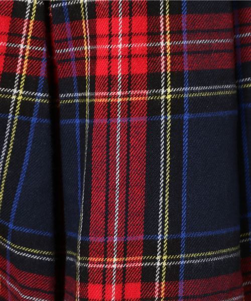 PUNYUS（プニュズ）の「タータンチェックプリーツスカート（スカート・レディース・ブルー系その他2/レッド系その他2・1/2/3/4）」の8枚目の写真