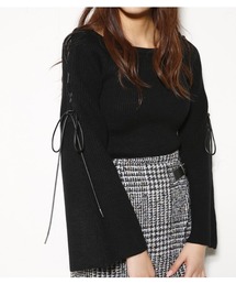 SLY | SHOULDER LACE MG TOPS(ニット/セーター)