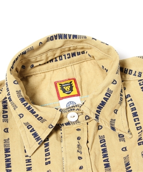 BEAMS（ビームス）の「□HUMAN MADE / POST OVERALLS HM STRIPE SHIRT