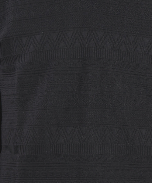 5351 POUR LES HOMMES(ゴーサンゴーイチプールオム)の「NativeリンクスVネックカットソー(Tシャツ/カットソー・メンズ・ホワイト/ブラック/レッド/カーキ・44/46/48)」の14枚目の写真