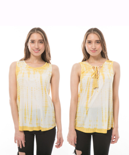 BILLABONG（ビラボン）の「BILLABONG レディース タンクトップ（タンクトップ・レディース・グリーン/ネイビー/ピンク/イエロー・MEDIUM）」の4枚目の写真
