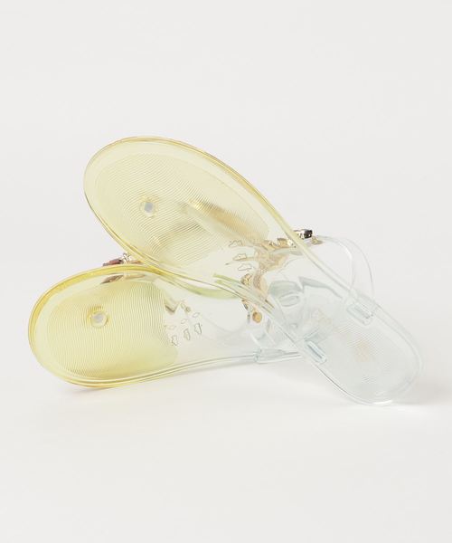 チャイハネ(チャイハネ)の「【チャイハネ】クリアビジュートングサンダル(サンダル・レディース・ブルー/ピンク/イエロー・LARGE/MEDIUM)」の5枚目の写真