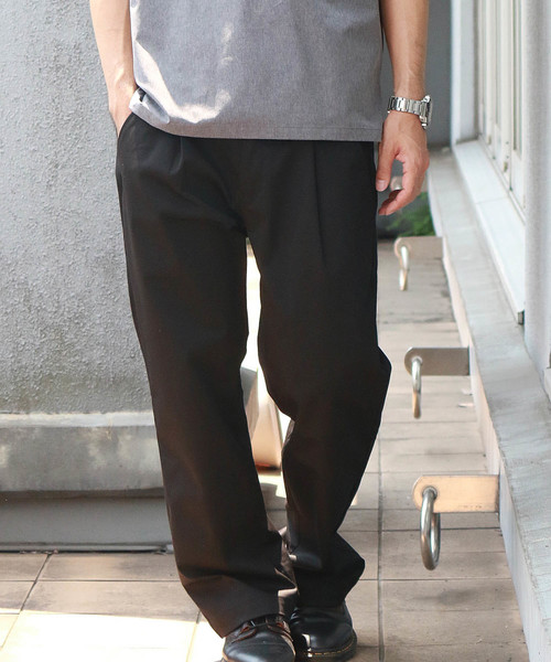 Confirm（コンファーム）の「Confirm / コンファーム ワイドタックパンツ（その他パンツ・メンズ・ブラック/グレー/ベージュ・S/M/L）」の4枚目の写真