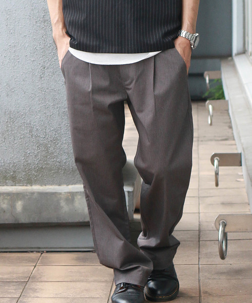 Confirm（コンファーム）の「Confirm / コンファーム ワイドタックパンツ（その他パンツ・メンズ・ブラック/グレー/ベージュ・S/M/L）」の5枚目の写真