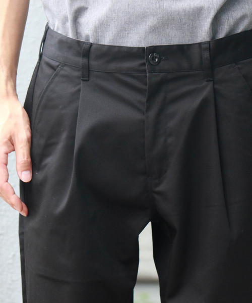 Confirm（コンファーム）の「Confirm / コンファーム ワイドタックパンツ（その他パンツ・メンズ・ブラック/グレー/ベージュ・S/M/L）」の10枚目の写真