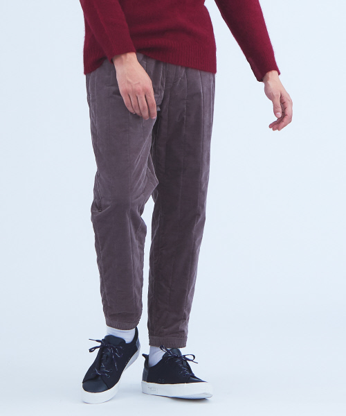 ABAHOUSE（アバハウス）の「【MYSELF ABAHOUSE】ストライプキルトウォームアップパンツ（その他パンツ・メンズ・グレー/チャコールグレー/ボルドー/モカ・S/M/L）」の2枚目の写真