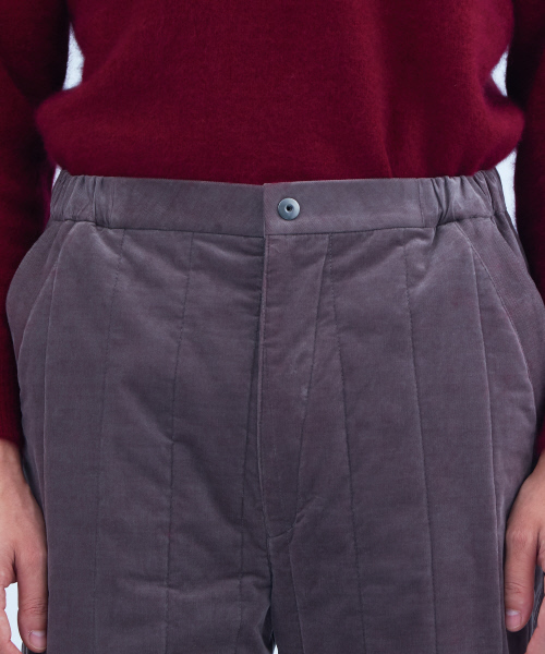 ABAHOUSE（アバハウス）の「【MYSELF ABAHOUSE】ストライプキルトウォームアップパンツ（その他パンツ・メンズ・グレー/チャコールグレー/ボルドー/モカ・S/M/L）」の5枚目の写真