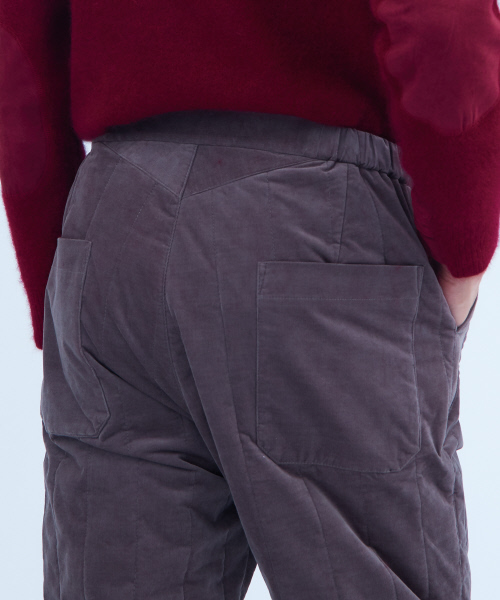 ABAHOUSE（アバハウス）の「【MYSELF ABAHOUSE】ストライプキルトウォームアップパンツ（その他パンツ・メンズ・グレー/チャコールグレー/ボルドー/モカ・S/M/L）」の7枚目の写真