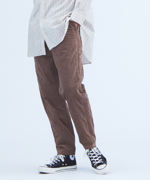 ABAHOUSE（アバハウス）の「【MYSELF ABAHOUSE】ストライプキルトウォームアップパンツ（その他パンツ・メンズ・グレー/チャコールグレー/ボルドー/モカ・S/M/L）」の13枚目の写真
