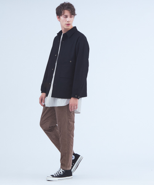 ABAHOUSE（アバハウス）の「【MYSELF ABAHOUSE】ストライプキルトウォームアップパンツ（その他パンツ・メンズ・グレー/チャコールグレー/ボルドー/モカ・S/M/L）」の15枚目の写真