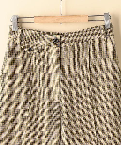 coen（コーエン）の「チェックセミワイドパンツ（その他パンツ・レディース・ブラウン/ブラック・LARGE/MEDIUM/SMALL）」の15枚目の写真