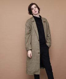 Emma Clothes エマクローズ の シャドーチェックロング丈オーバー