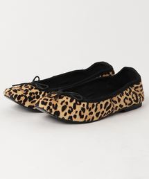 DouDou | レオパードハラコフラットシューズ(パンプス)