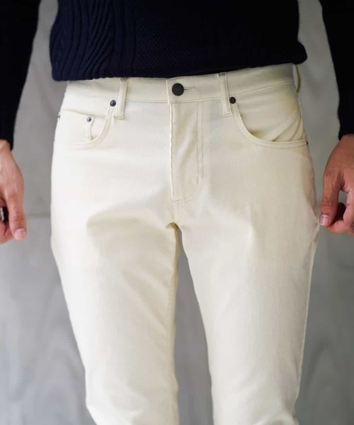 MICHEL KLEIN HOMME   （ミッシェルクランオム）の「パンツ（ビアンカラーニ コーデュロイ）（その他パンツ・メンズ・ブラック/ホワイト・46/48）」の5枚目の写真