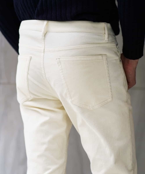 MICHEL KLEIN HOMME   （ミッシェルクランオム）の「パンツ（ビアンカラーニ コーデュロイ）（その他パンツ・メンズ・ブラック/ホワイト・46/48）」の6枚目の写真