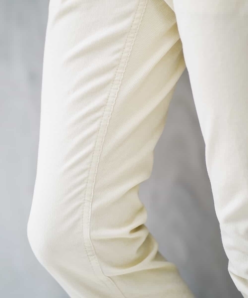 MICHEL KLEIN HOMME   （ミッシェルクランオム）の「パンツ（ビアンカラーニ コーデュロイ）（その他パンツ・メンズ・ブラック/ホワイト・46/48）」の7枚目の写真